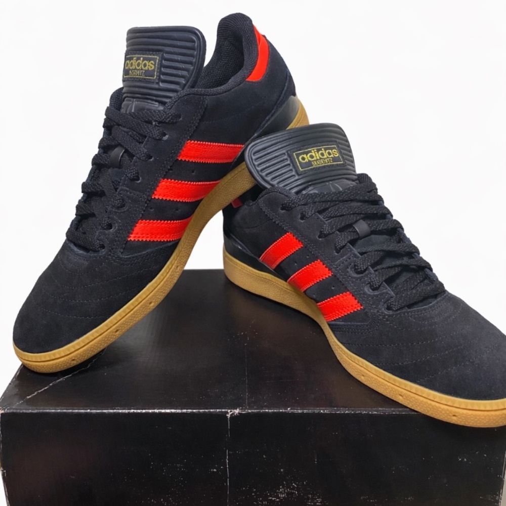 Adidas Busenitz 'Black Red Gum' EG2478 Men’s 10